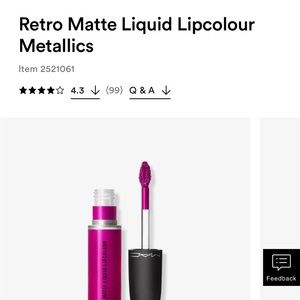 MAC Cosmetics Grand illusion liquid lip color